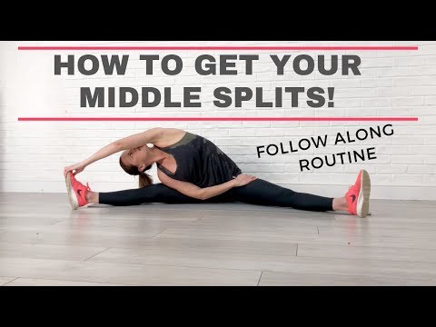 Видео: Как сесть на поперечный шпагат | Следуйте программе шпагата с Хлоей Брюс