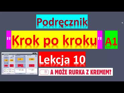 Видео: Krok po kroku A1. Урок 10, часть 2. Język polski.