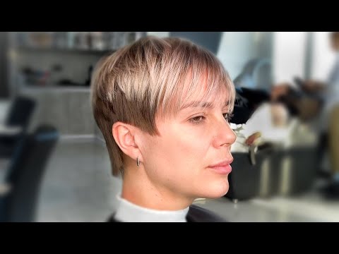 Видео: КОРОТКАЯ СТРИЖКА + AIRTOUCH