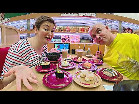 Видео: Мукбанг ЖАДНО ОБЪЕДАЕМСЯ суши и роллы в кафе с ТАРЕЛОЧКАМИ) Прогулялись по ПЛЯЖНОЙ улице в Паттайе