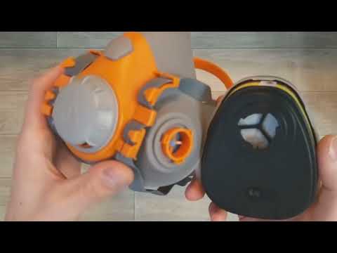 Видео: Полумаска Jeta safety 6500. Защита дыхания.