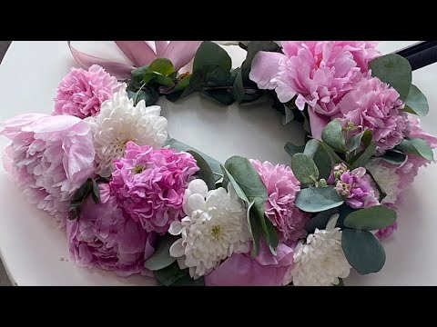 Видео: Венок на голову из живых цветов❤За....ли эти Челябинцы😭Не смогу подключить монетизацию🥵