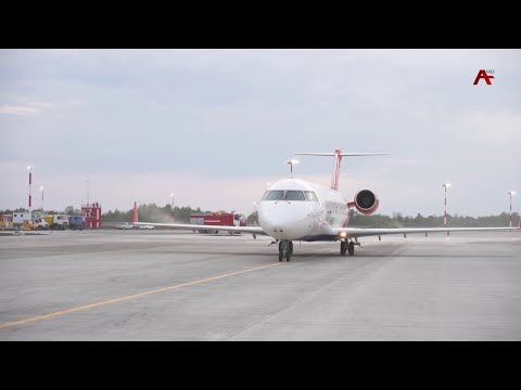 Видео: Торжественная церемония открытия аэропорта "Сухум", Абхазия