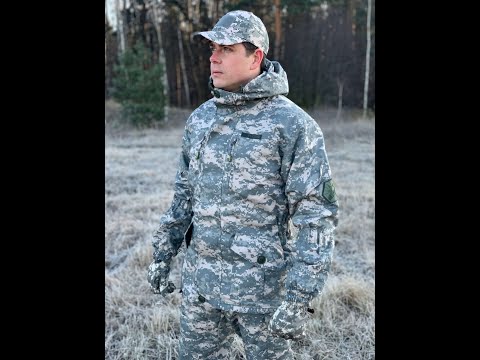 Видео: Костюм горка 5, Серая цифра, ACU, демисезон на флисе (Белорусское производство🇧🇾)