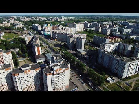 Видео: Вологда , район Бывалово , Пошехонское шоссе с высоты птичьего полета . 09.06.2021.