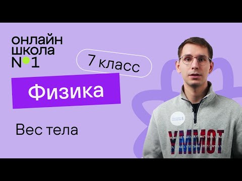 Видео: Вес тела. Физика 7 класс. Видеоурок 18