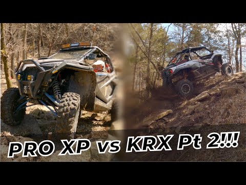 Видео: KRX 1000 2020 против RZR Pro XP 2021 — ЧАСТЬ 2: Тонны скалолазания и ОГРОМНЫЕ подъемы на холмы!!!
