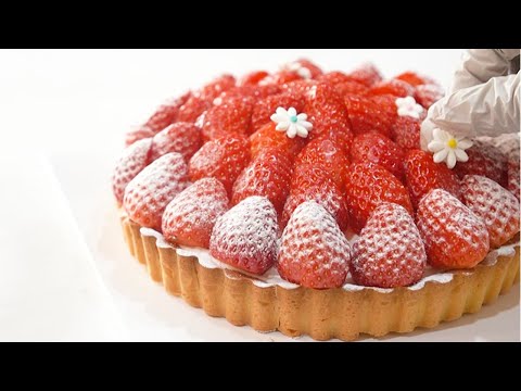 Видео: Как приготовить вкусные клубничные тарталетки, популярные в Корее / Рецепт