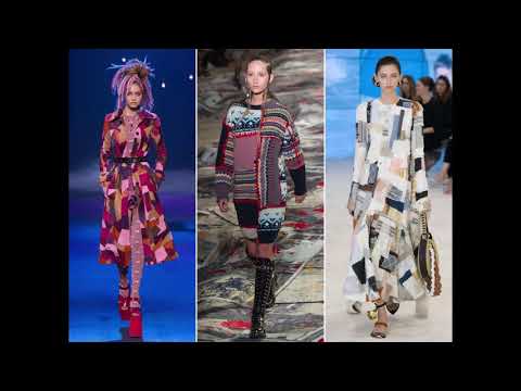 Видео: стильная одежда пэчворк от дизайнеров моды