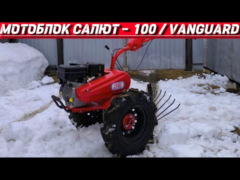 Видео: Мотоблок САЛЮТ-100 Vanguard / обзор, мнение пользователя