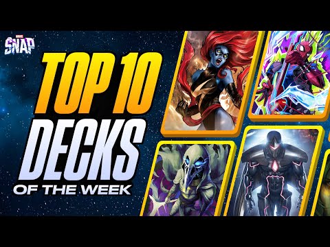 Видео: ТОП-10 ЛУЧШИХ КОЛОД В MARVEL SNAP | Еженедельный метаотчёт Marvel Snap #157