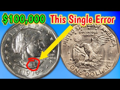 Видео: Долларовая монета Сьюзен Б. Энтони 1979 года выпуска стоимостью 100 000 долларов?! 💰 | Найдена ре...