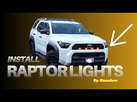 Видео: Решётка радиатора Raptor | 2025 4Runner | Установка