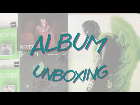 Видео: Unboxing KAI (EXO) The 3rd Mini Album Rover | Распаковка альбома