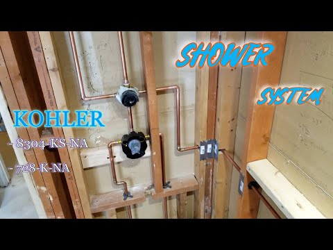 Видео: Душевая система Kohler | 8304-KS-NA - 728-K-NA | Врезная
