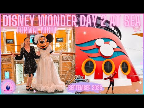 Видео: Видеоблог Disney Wonder Cruise Alaska, день 2, день в море, торжественный вечер, Тианас, сентябрь...