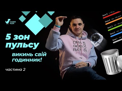 Видео: Зони пульсу для бігу. В якій зоні бігати корисно, в яких шкідливо? Чому GARMIN не допоможе?