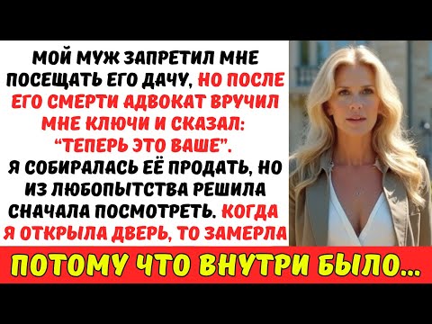 Видео: Мой муж умер, храня СЕКРЕТ, пока я не приехала в загородный дом, куда он ЗАПРЕЩАЛ мне ездить…