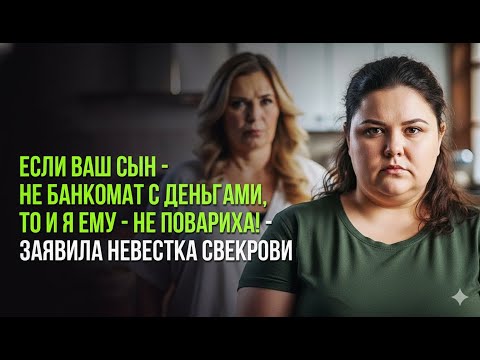 Видео: «Ваш сын не приносит деньги? Так и я не обязана ему готовить!» — сказала невестка.