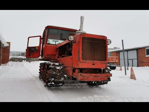 Видео: ТРАКТОР ДТ-75. ПОЧТАЛЬОН.ОБЗОР,ЗАПУСК,ЗИМНИЙ ПРОДУБАС.ДТ-75/CCCР/ГУСЯНКА.