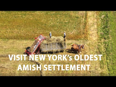 Видео: СТАРЕЙШЕЕ и ОДНО ИЗ КРУПНЕЙШИХ — ТРАДИЦИОННЫХ поселений АМИШЕЙ в штате Нью-Йорк.