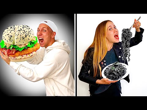 Видео: ЧЁРНО - БЕЛЫЙ ЧЕЛЛЕНДЖ ! 24 Часа ПОКУПАЕМ ВЕЩИ и ЕДИМ ЕДУ ОДНОГО ЦВЕТА!