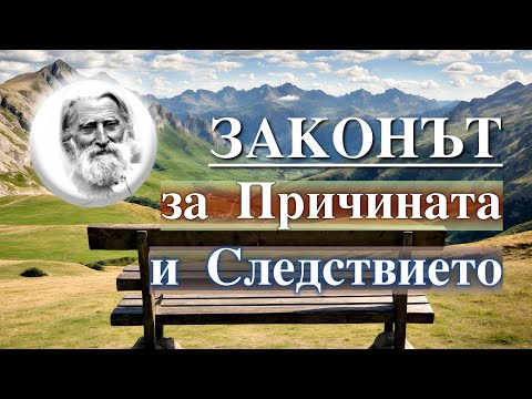 Видео: ЗАКОНЪТ ЗА ПРИЧИНАТА И СЛЕДСТВИЕТО - Петър Дънов