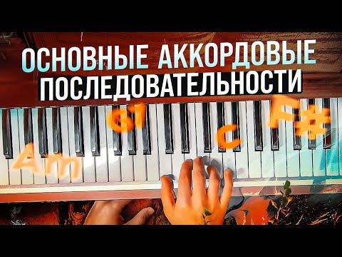 Видео: Основные аккордовые(гармонические) последовательности