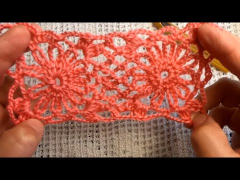 Видео: Соединение  БЕЗОТРЫВНЫХ мотивов Вязание КРЮЧКОМ,  ( узор № 313)