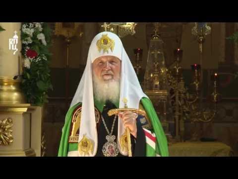 Видео: Проповедь Патриарха Кирилла в Неделю 1-ю по Пятидесятнице, Всех святых