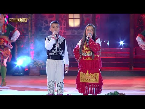 Видео: Кристина Петрова и Георги Бърдарев - Стоянко мари, гургутко / Детски Пирин Фолк 2023