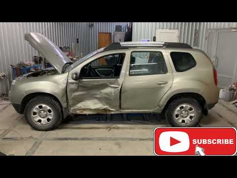 Видео: Ремонт Рено боковой удар