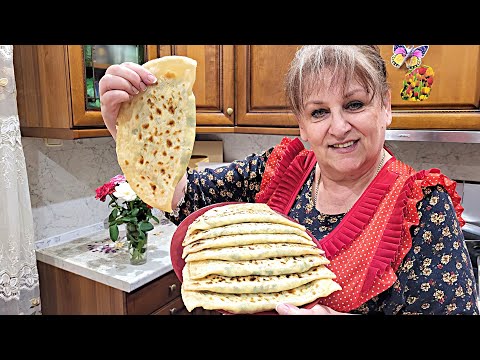Видео: МУКА +ВОДА и ЗЕЛЕНЬ! Потрясающие КУТАБЫ На сковороде!Вкуснее и полезнее...Простой рецепт!