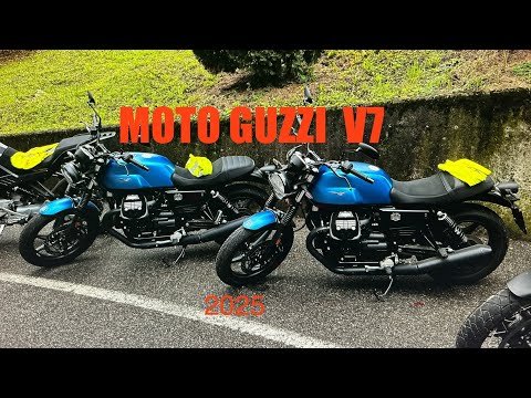 Видео: Дорожный тест и обзор Moto Guzzi V7 2025/26 года в Манделло-дель-Ларио