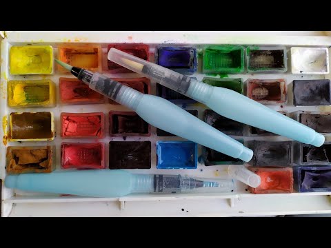Видео: Как разобрать и промыть водную кисть