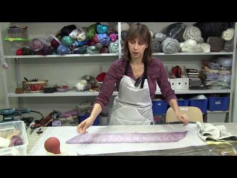 Видео: ✿Урок 5, часть 2✿Ажурный шарфик с цветком-брошью