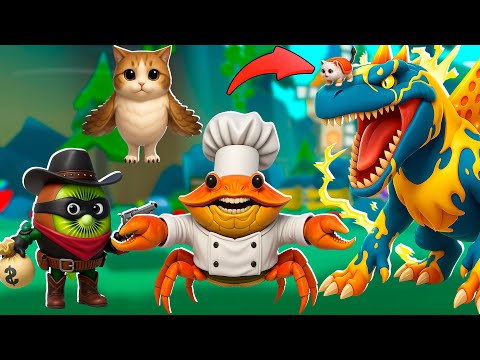 Видео: НОВЫЕ Брейнроты в Мире Шеф Крабракадабра в Эволюция Брейнрот в Brainrot Evolution Роблокс !