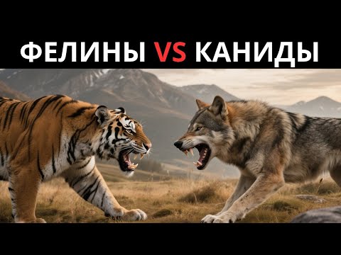 Видео: Почему Псовые Не Такие Сильные Как Кошачьи?