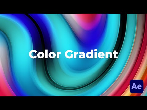 Видео: Жидкий анимированный градиент в After Effects