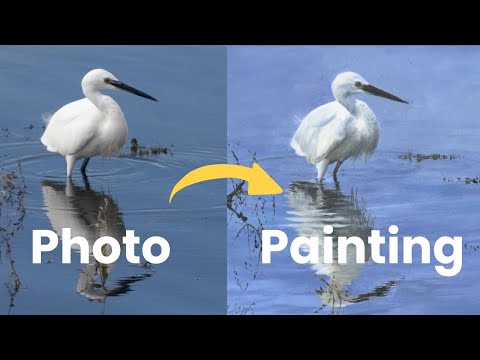 Видео: Цапля маслом | От Дандженесса Королевского общества защиты птиц до студийной живописи – Paul Apps...