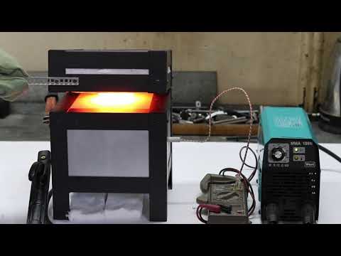 Видео: Плавильная печь, работающая от сварочного инвертора