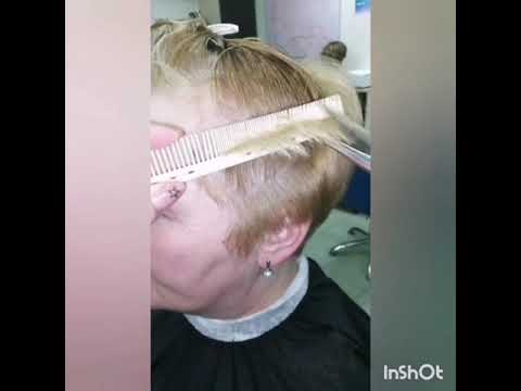 Видео: Как стричь очень короткую стрижку с прикрытым ушком