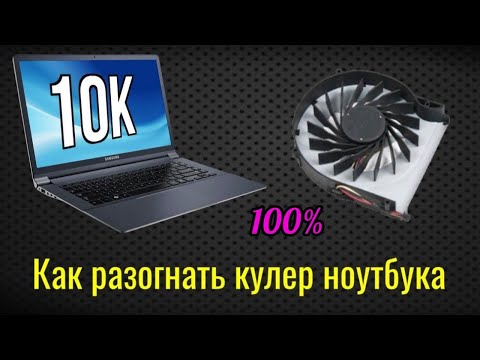 Видео: Как разогнать куллер ноутбука?