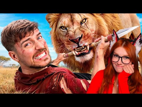 Видео: MrBeast - Я Выжил В 5 Самых Опасных Местах На Земле Мистер Бист Реакция
