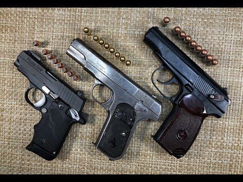 Видео: патроны и калибры: 9мм (часть 2) - .380 ACP / 9x18мм Макаров