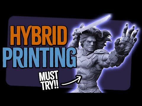 Видео: Лучшее из двух миров: ПОТРЯСАЮЩАЯ смола + FDM Lion-O (шаг за шагом)