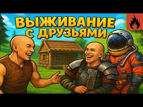Видео: Выживание с друзьями || Oxide Survivor island 