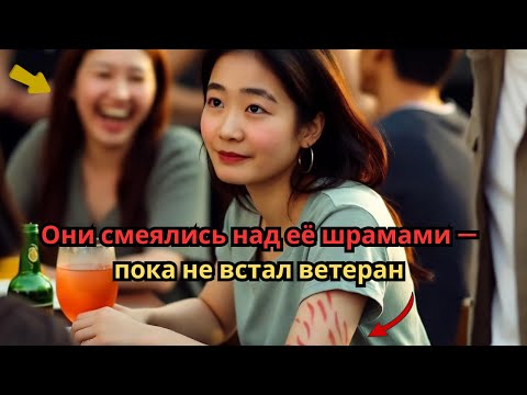 Видео: Они смеялись над её шрамами — пока не встал ветеран