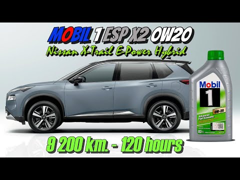 Видео: Mobil 1 ESP X2 0w20 (отработка из Nissan X-Trail E-Power hybrid - 9 200 км., 120 моточасов).