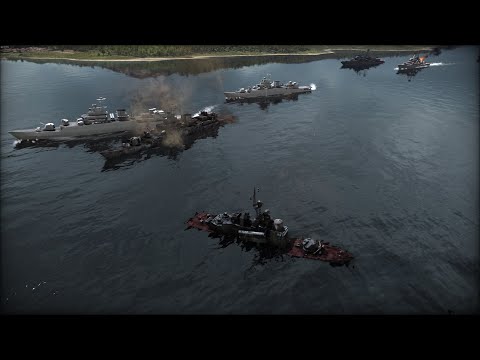 Видео: Wargame: Red Dragon. Гибель советского флота